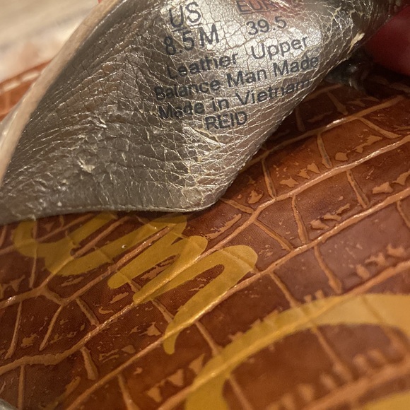 Sam Edelman Silver Reid Platform Wedges - Picture 8 of 8